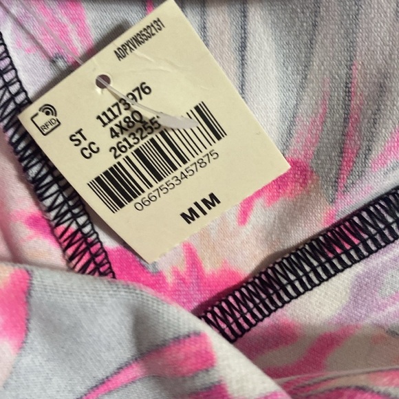 Victoria’s Secret Pink wrap top Blouse Black women M Hawaiian beach vacation - Picture 7 of 8